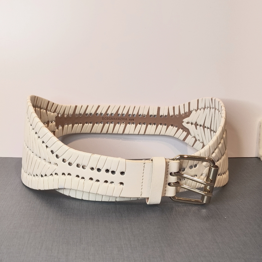 BCBG White Belt